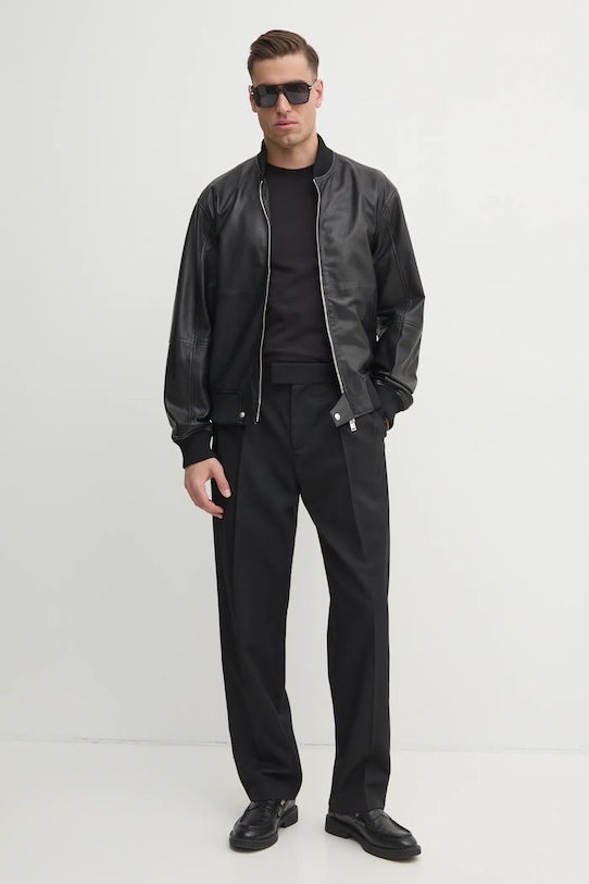 Versace Jeans Couture tricou din bumbac 78GAHT00.CJ00T negru SS25