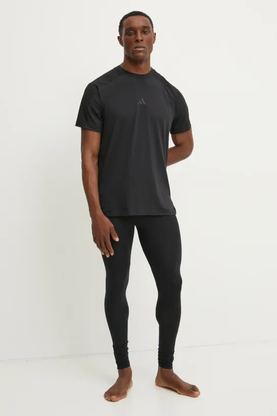 adidas Performance tricou de antrenament Puremotion JE5690 negru SS25