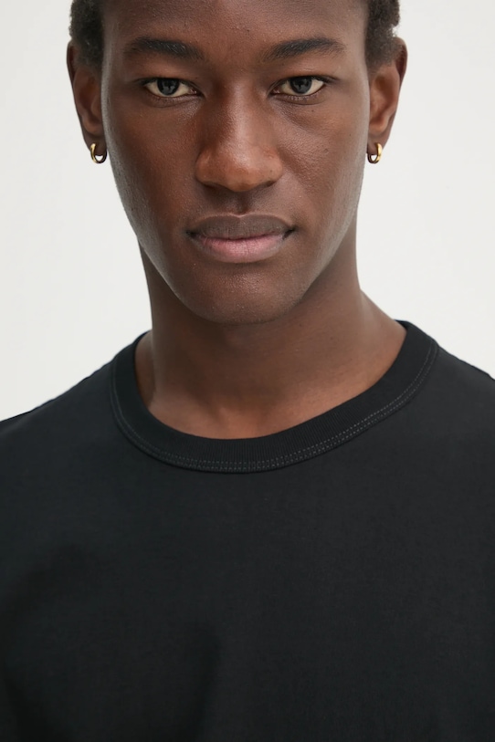 Bavlnené tričko Diesel A16514.0AKAK čierna