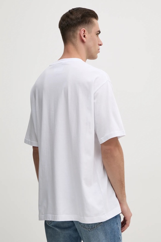 Îmbrăcăminte Versace Jeans Couture tricou din bumbac 78GAH6L1.J0001 alb