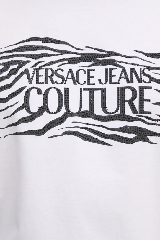 Бавовняна футболка Versace Jeans Couture 78GAH6L1.J0001 білий