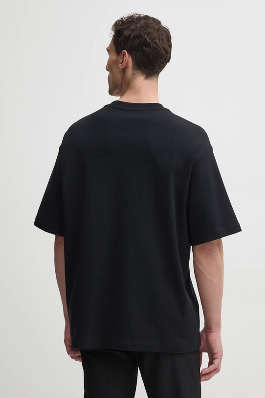 Одежда Хлопковая футболка Versace Jeans Couture 78GAHE02.CJ01E чёрный