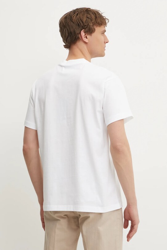 Îmbrăcăminte Versace Jeans Couture tricou din bumbac 78GAHE03.CJ00E alb