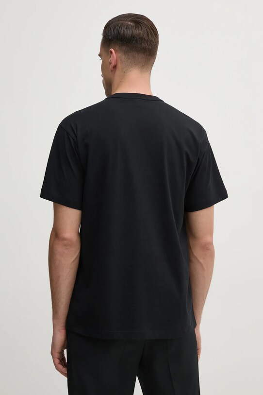Îmbrăcăminte Versace Jeans Couture tricou din bumbac 78GAHE05.CJ00E negru