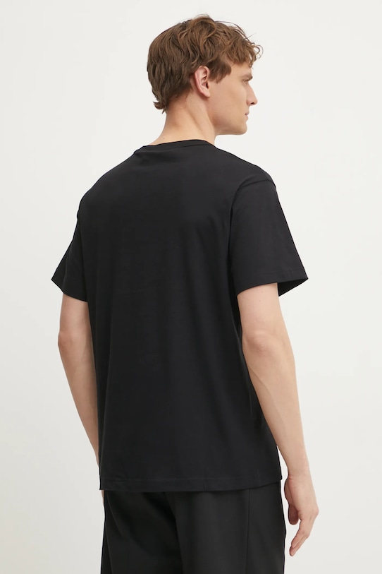 Îmbrăcăminte Versace Jeans Couture tricou din bumbac 78GAHE06.CJ00E negru