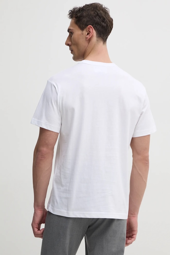 Îmbrăcăminte Versace Jeans Couture tricou din bumbac 78GAHE07.CJ00E alb