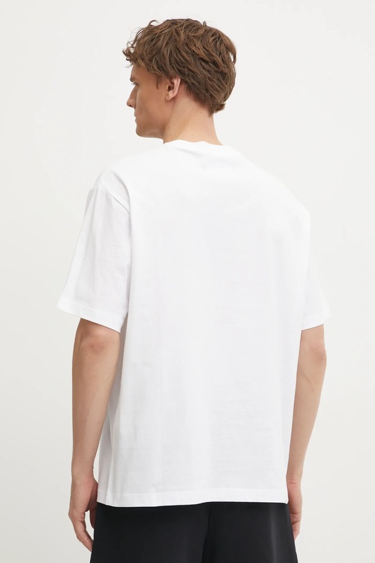 Одяг Бавовняна футболка Versace Jeans Couture 78GAHE08.CJ00E білий