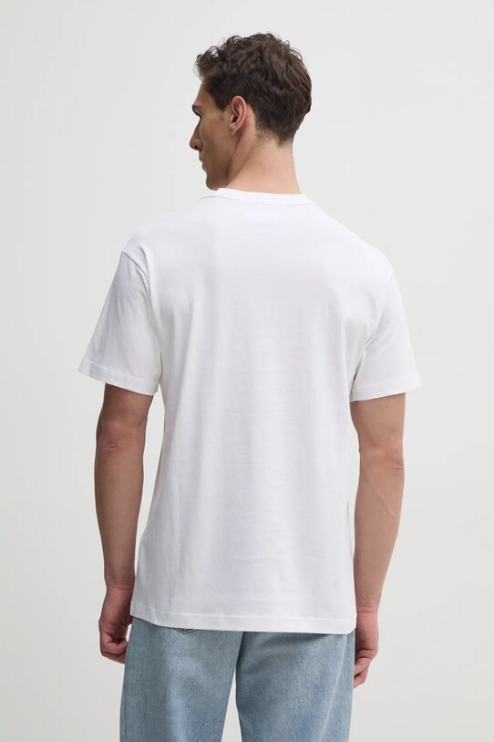Îmbrăcăminte Versace Jeans Couture tricou din bumbac 78GAHT03.CJ00T alb