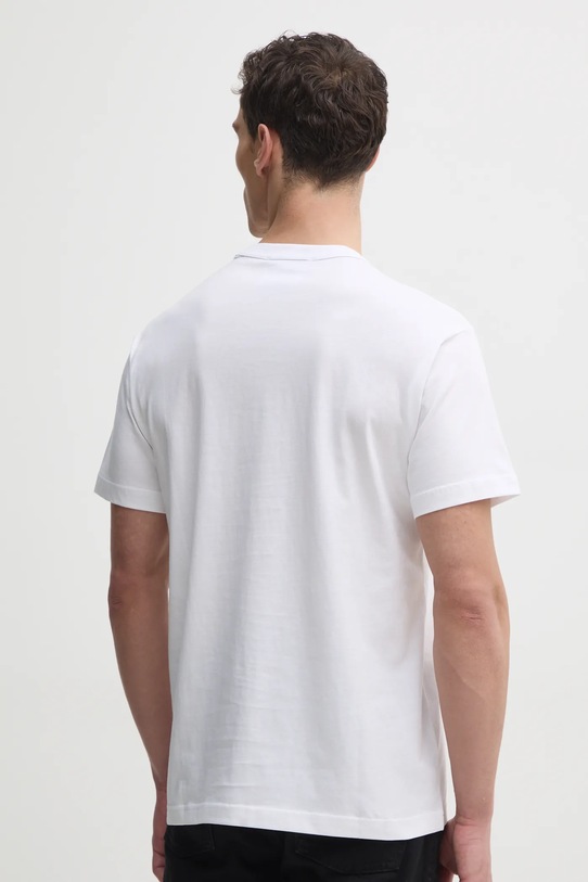 Oblečenie Bavlnené tričko Versace Jeans Couture 78GAHT08.CJ00T biela