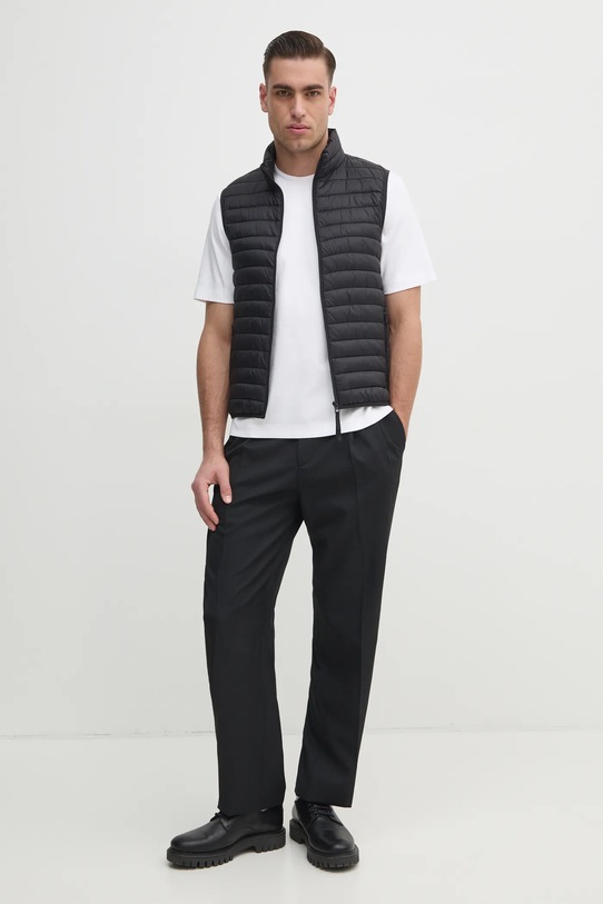 Sisley tricou din bumbac 35MAS1049 alb SS25