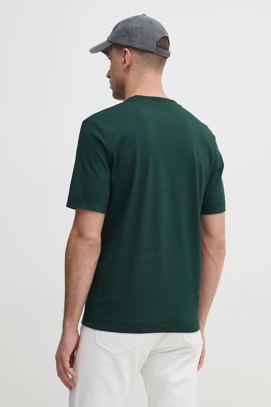 Îmbrăcăminte Sisley tricou din bumbac 35MAS1049 verde