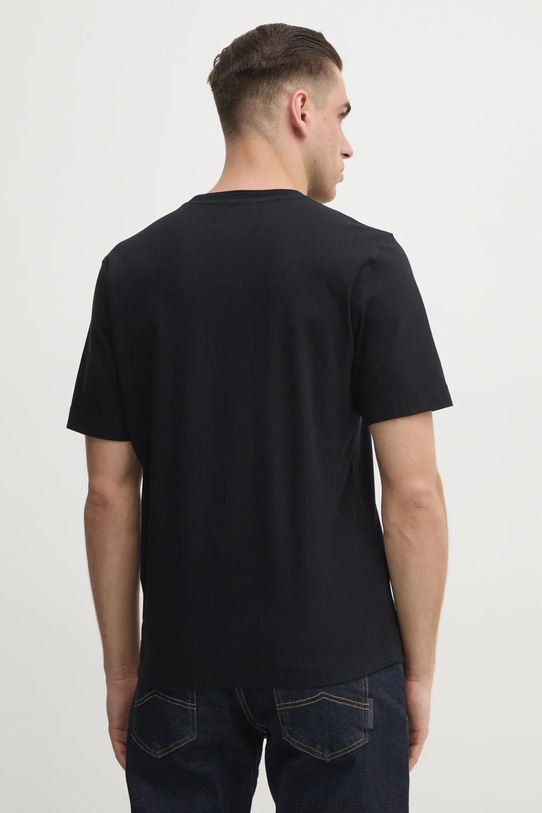 Îmbrăcăminte Sisley tricou din bumbac 35MAS1049 negru