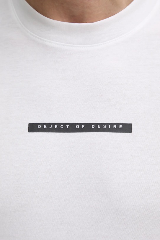 Sisley t-shirt bawełniany 3I1XS1047 biały