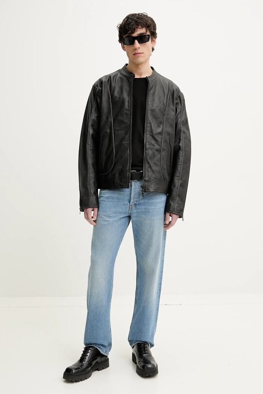 Bavlněné tričko s dlouhým rukávem Diesel KIRK-D-BOX T-SHIRT A18029.0LIAD černá SS25
