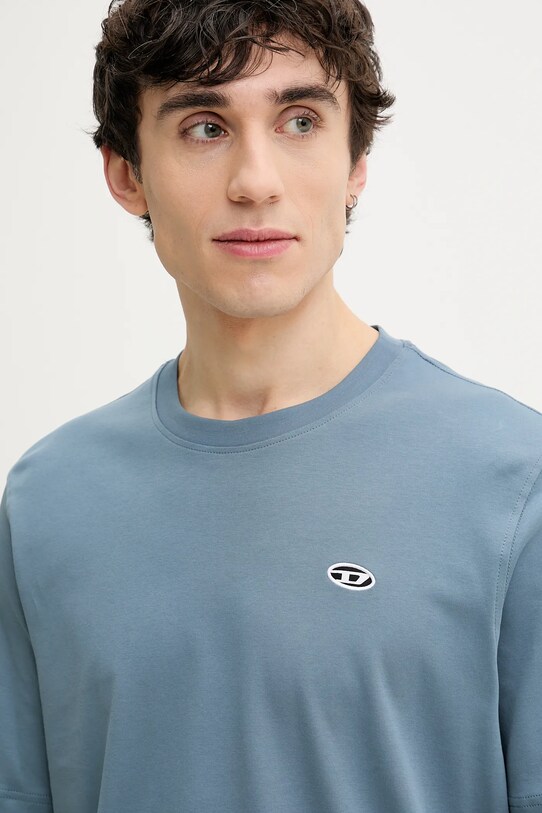 Diesel t-shirt T-ADJUST-DOVAL-PJ T-SHIRT niebieski A15056.0AIJU