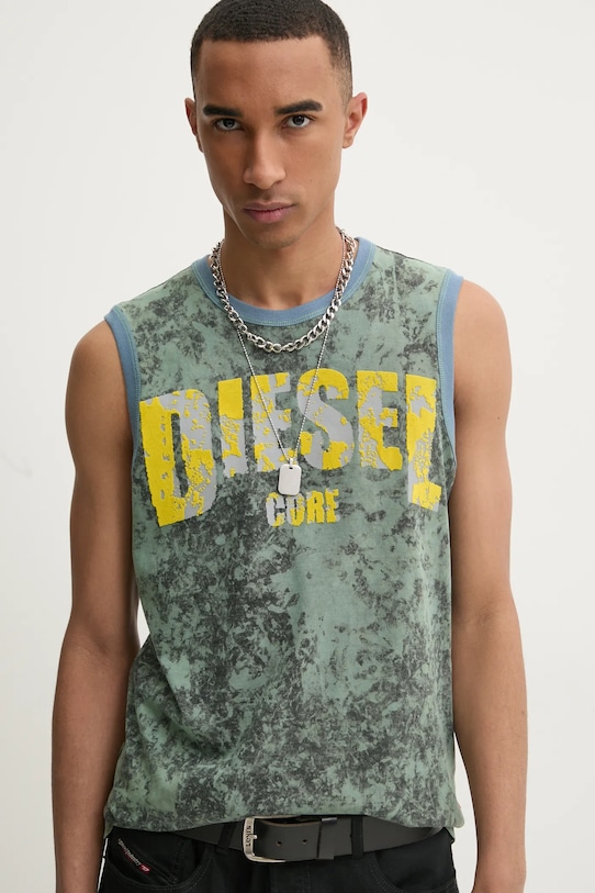 Diesel tricou T-BISCO-R1 TANK TOP verde A16161.0GIAR