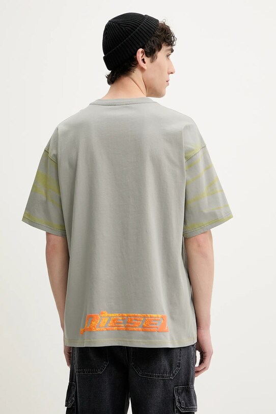 Ruházat Diesel pamut póló T-BOXT-R10 T-SHIRT A16169.0QLAA szürke