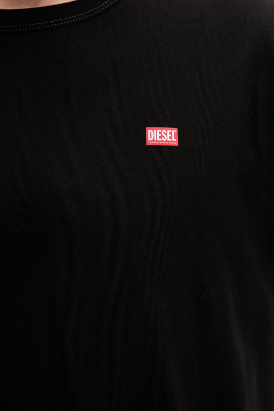 Diesel T-shirt oversize męski bawełniany T-BOXT-R30 T-SHIRT A16400.0QIAM czarny