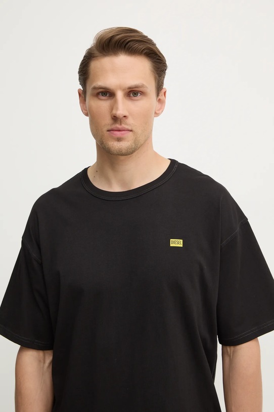 Хлопковая футболка Diesel T-BOXT-R30 T-SHIRT чёрный A16400.0QIAM