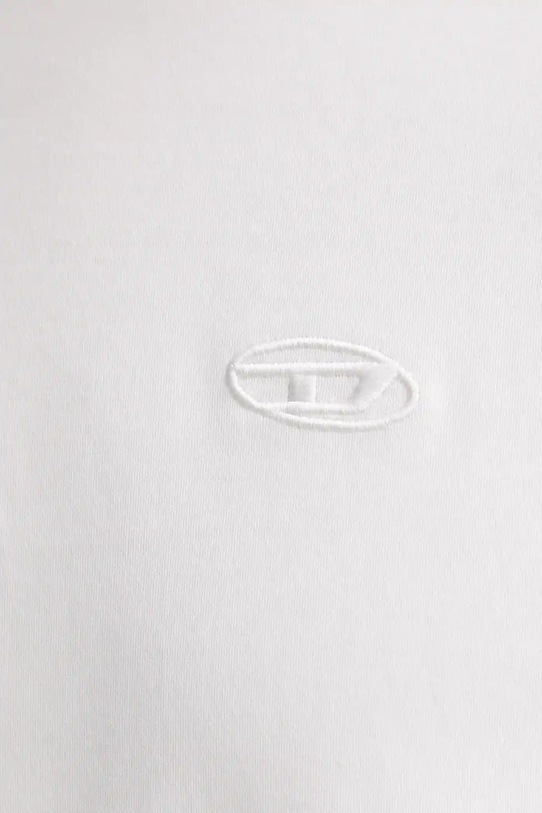 Diesel tricou T-ADJUST-SLITS-R17 T-SHIRT A16672.0AIJU alb