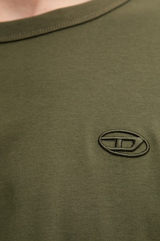 Tričko Diesel T-ADJUST-SLITS-R17 T-SHIRT A16672.0AIJU zelená