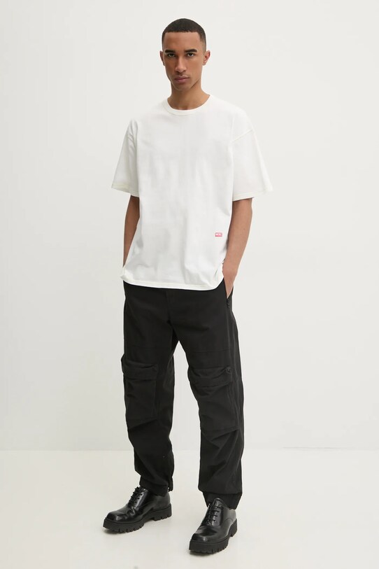Diesel tricou T-BOXT-R18 T-SHIRT A16689.0AKAK bej SS25