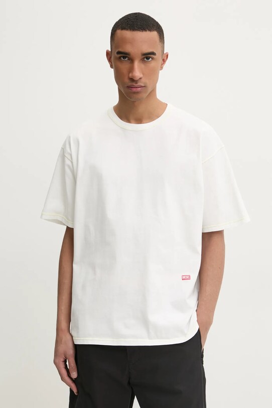 Îmbrăcăminte Diesel tricou T-BOXT-R18 T-SHIRT A16689.0AKAK bej