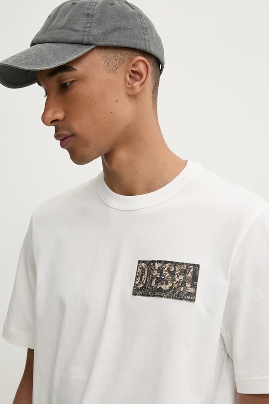 Diesel t-shirt T-ADJUST-R19 T-SHIRT bézs A17257.0AGRI
