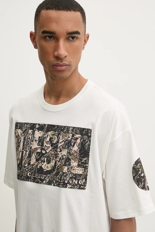 Tričko Diesel T-BOXT-R22 T-SHIRT béžová A17613.0AGRI