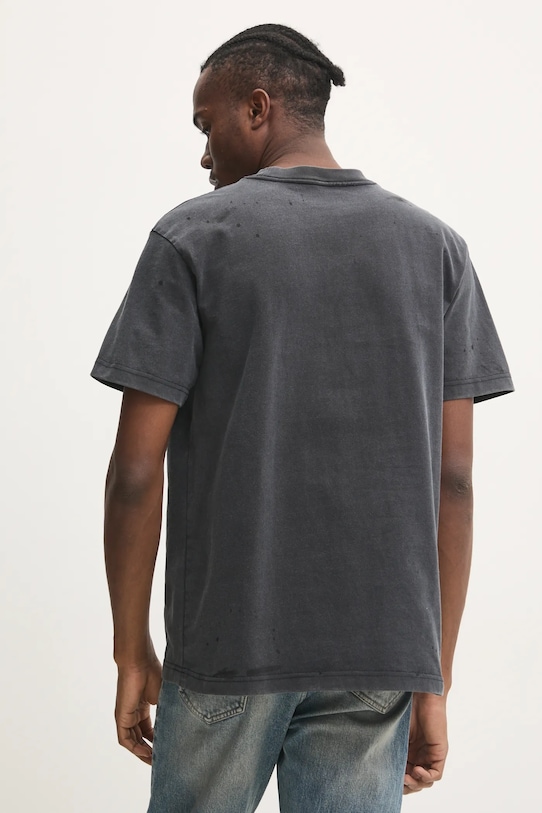 Odzież PURPLE BRAND t-shirt bawełniany HWT JERSEY SS TEE P117.HBLW125 szary