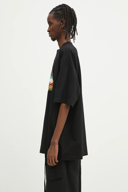 Bavlnené tričko VETEMENTS Southpark Oversized UA66TR610B čierna SS25
