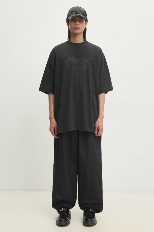 VETEMENTS t-shirt in cotone Drip Metal Oversized UA66TR660B