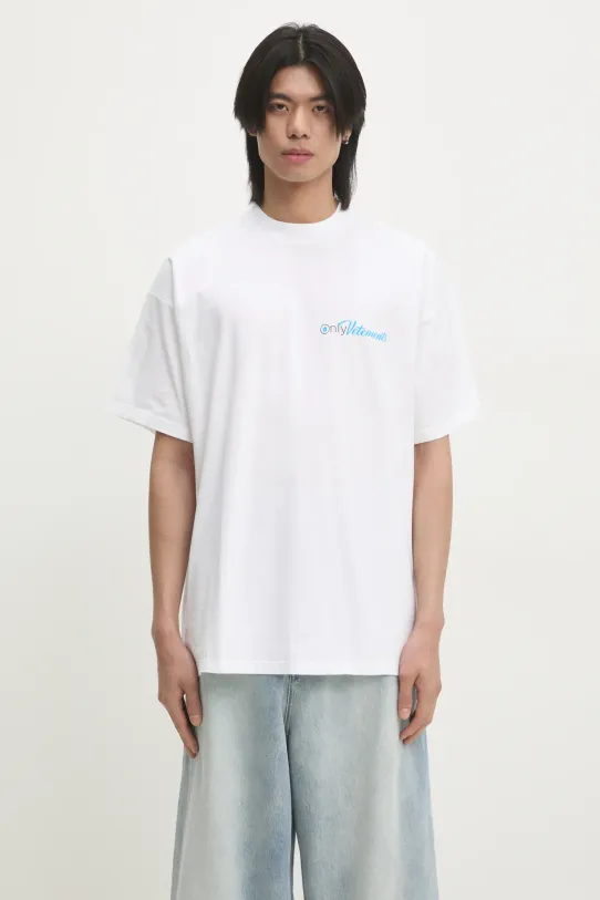 VETEMENTS cotton t-shirt Only Vetements Regular relaxed white UA66TR755W