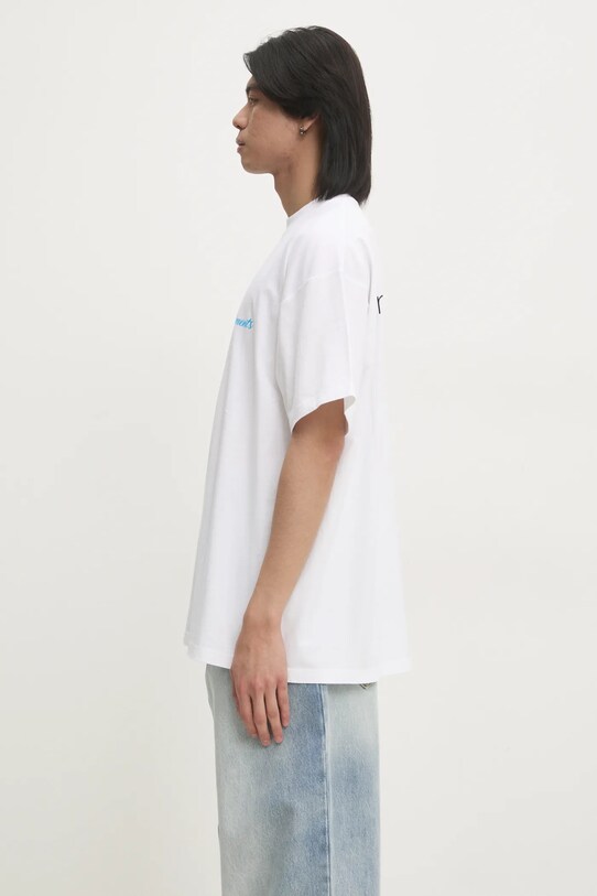 VETEMENTS t-shirt bawełniany Only Vetements Regular UA66TR755W biały SS25