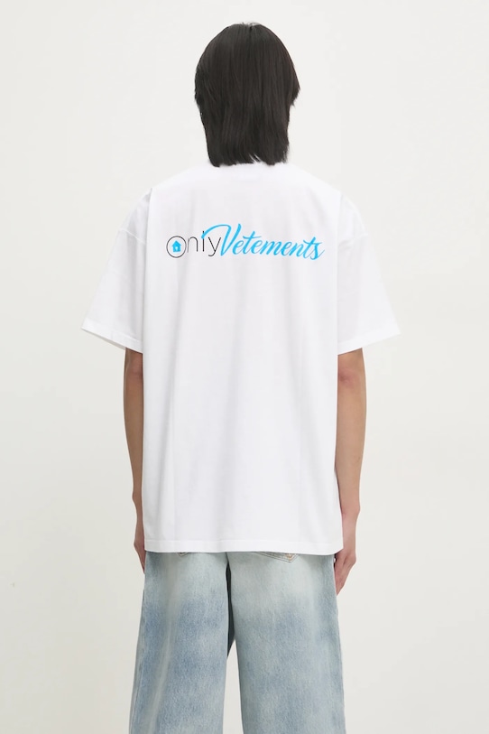Clothing VETEMENTS cotton t-shirt Only Vetements Regular UA66TR755W white