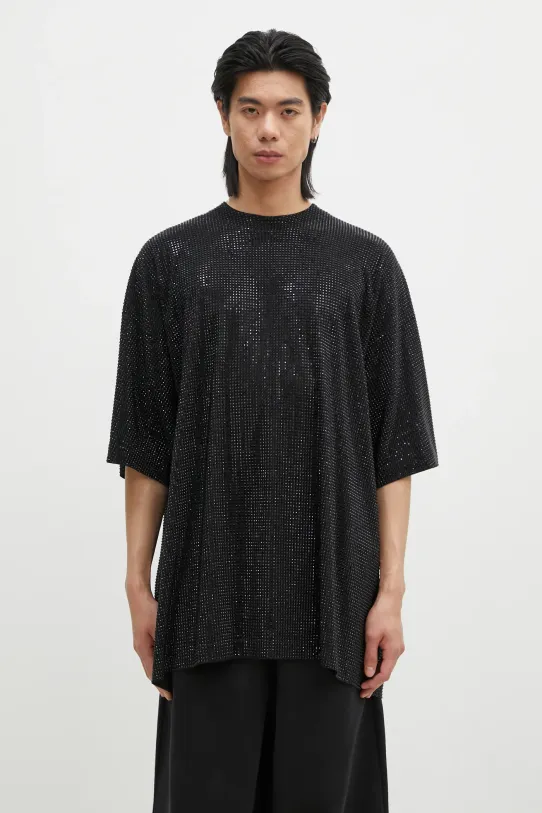 VETEMENTS cotton t-shirt Iced-Out Oversized relaxed black UA66TR900B