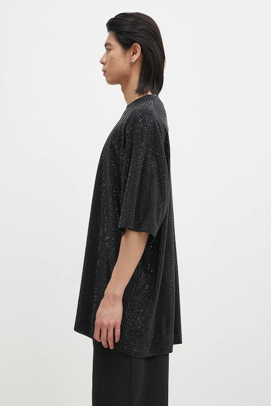 VETEMENTS cotton t-shirt Iced-Out Oversized UA66TR900B black SS25