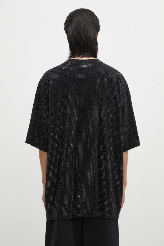 Clothing VETEMENTS cotton t-shirt Iced-Out Oversized UA66TR900B black