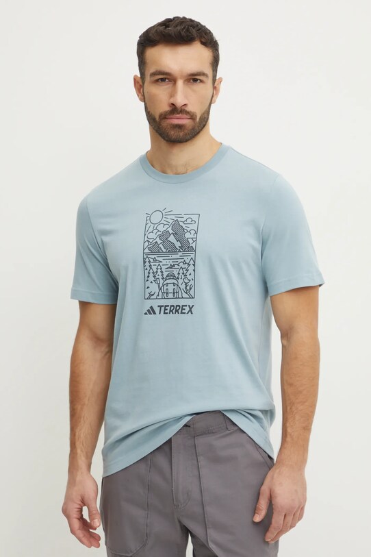 adidas TERREX tricou Wild albastru JN4265