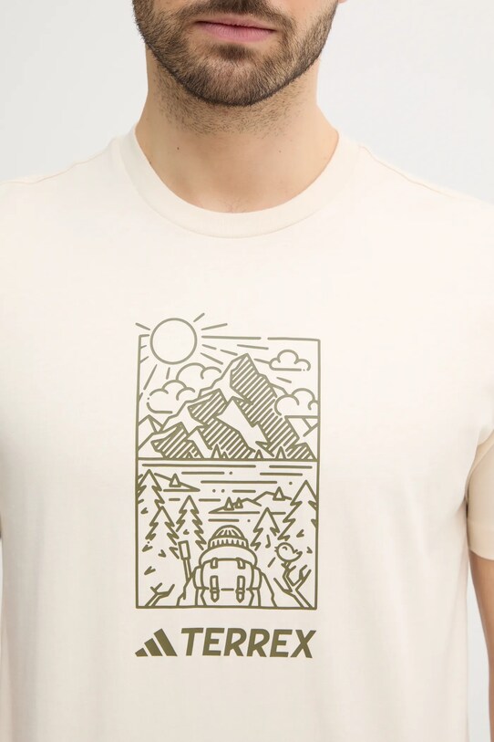 adidas TERREX t-shirt Wild beige JN4267