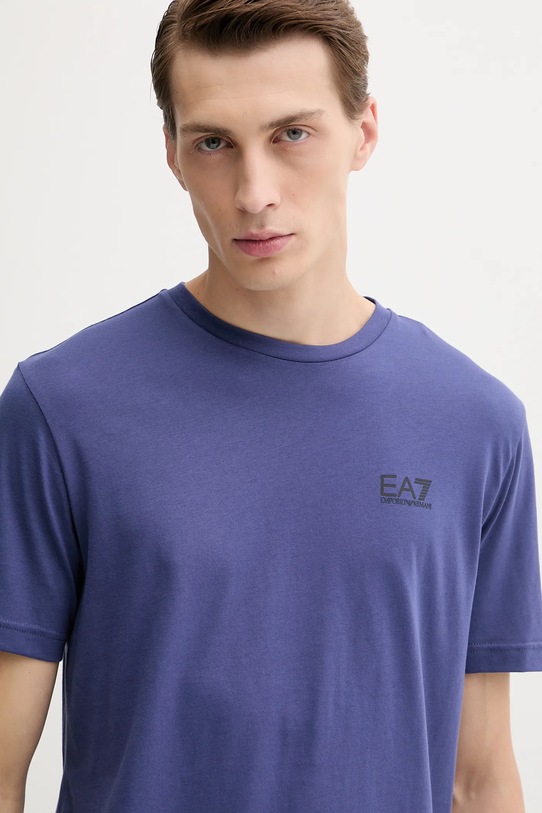 EA7 Emporio Armani t-shirt bawełniany fioletowy AF10375.7M000567