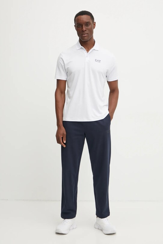 Поло EA7 Emporio Armani AF13530.7M000180 білий SS25
