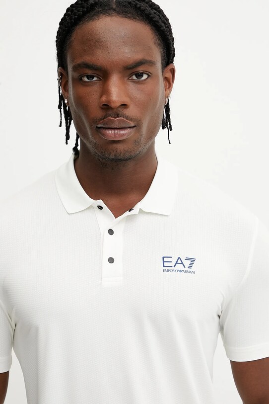 Tréninkové polo tričko EA7 Emporio Armani béžová AF13755.7M000168