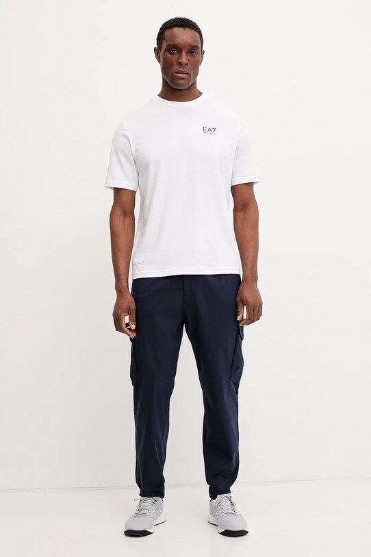 Μπλουζάκι προπόνησης EA7 Emporio Armani AF13956.7M000124 λευκό SS25