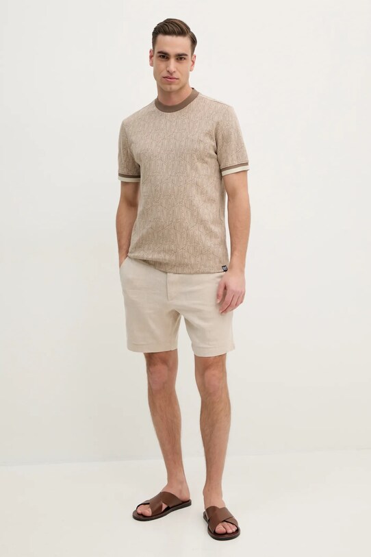 EA7 Emporio Armani t-shirt AF13960.7M000099 beige SS25