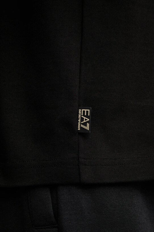 EA7 Emporio Armani pamut póló fekete AF12957.7X000082