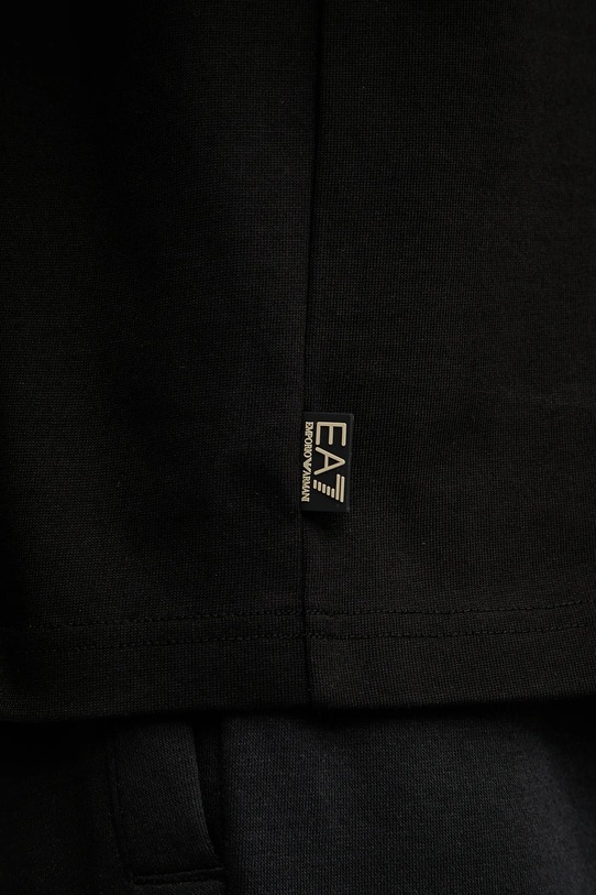 EA7 Emporio Armani pamut póló fekete AF12957.7X000082