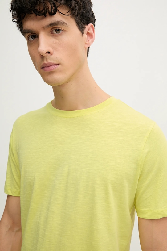 Бавовняна футболка Lindbergh жовтий 30.400104.PASTEL.YEL