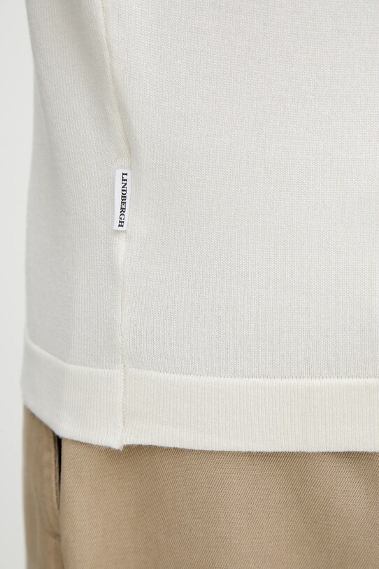 Lindbergh t-shirt 30.800172.SALT.WHITE beige