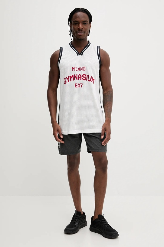 EA7 Emporio Armani t-shirt sportowy AF13509.7M000331 biały SS25